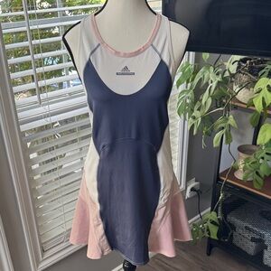 Stella McCartney Adidas Blue and Pink Athletic Tennis Dress